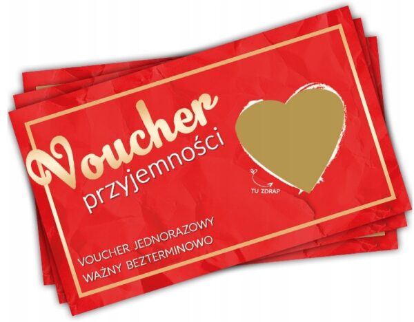 Voucher Zdrapka rocznica walentynki