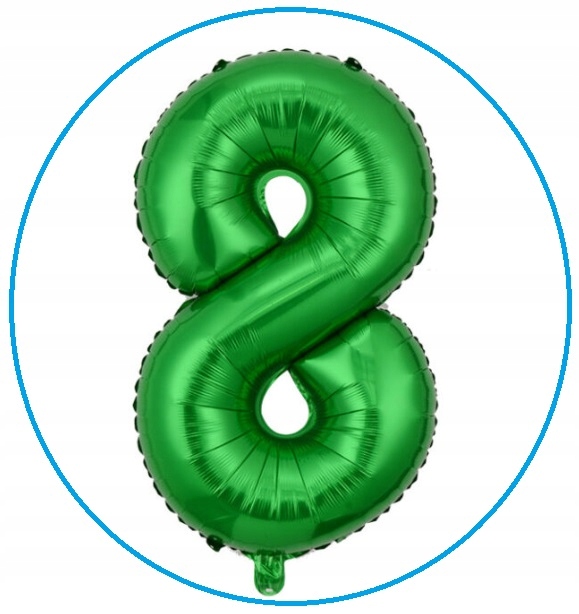 Balony zestaw dekoracyjny 8 Urodziny Piłka Nożna Piłkarz Zestaw 8 balonów - obrazek 5
