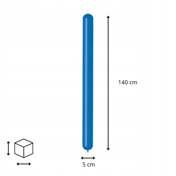 Balony do modelowania skręcania rurki niebieskie 100 sztuk pompka marker - obrazek 10