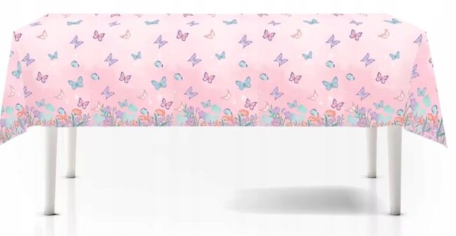 Obrus foliowy Motylki Motyle 108x180 cm Urodziny