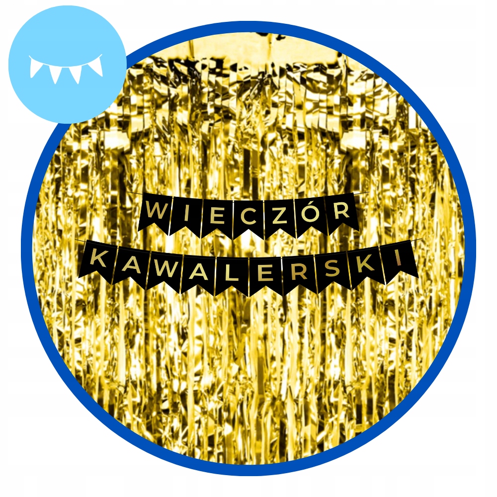 Zestaw Balony Baner WIECZÓR KAWALERSKI Kurtyna Dekoracje - obrazek 6