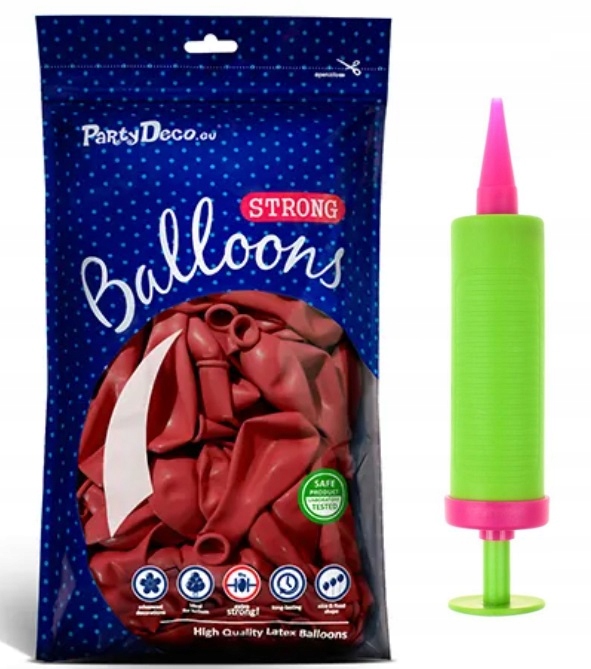 Walentynki Ślub Pudełka z literami LOVE 4 sztuki + czerwone balony + pompka - obrazek 4