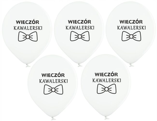 białe balony wieczór kawalerski