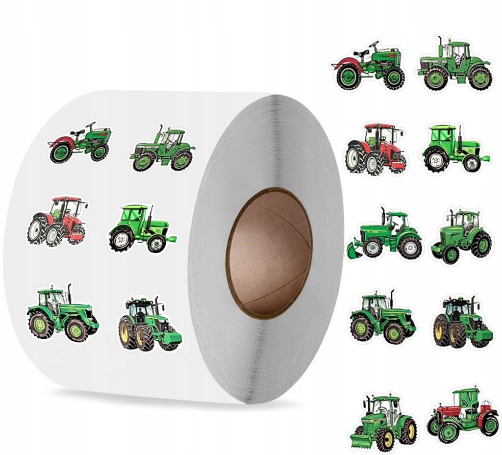 naklejki traktor