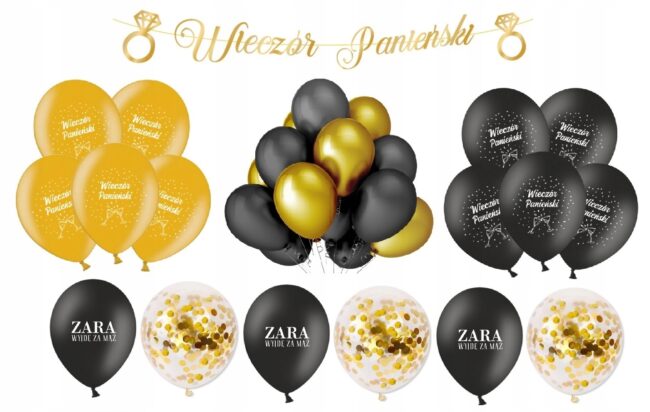 Dekoracje Balony na Wieczór Panieński Bride to Be