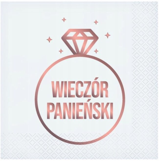 Serwetki Wieczór Panieński Bride to be 20 sztuk