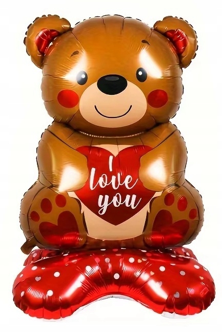 balon miś i love you