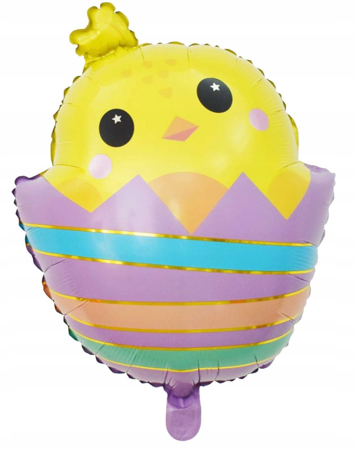 Balon foliowy Jajko Pisanka z Kurczakiem 44x57 cm Wielkanoc WLK-085