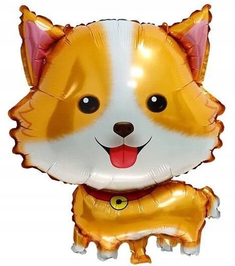 balon foliowy złoty piesek