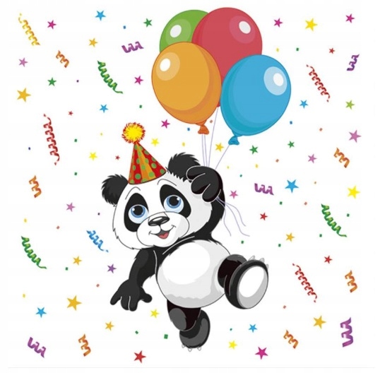 Serwetki papierowe Panda