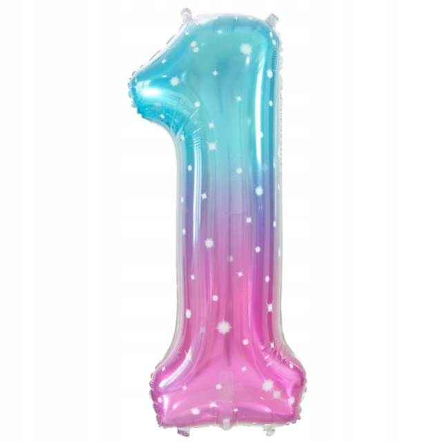 balon foliowy kosmos cyfra 1