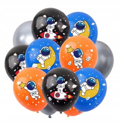 Zestaw dekoracyjny Kosmos Planety Balony Baner Ozdoby Urodziny - obrazek 4