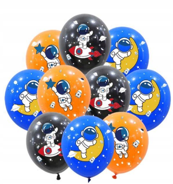 balony lateksowe kosmos