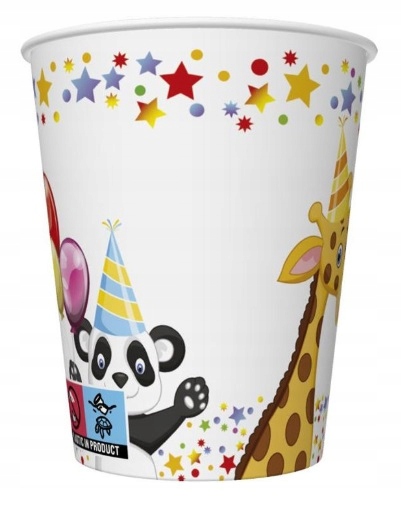kubeczki papierowe panda