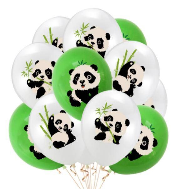 zestaw balonów panda