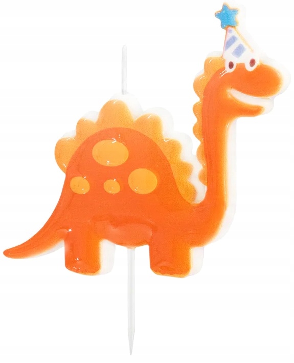 Świeczka na tort Dinozaur Party Urodziny