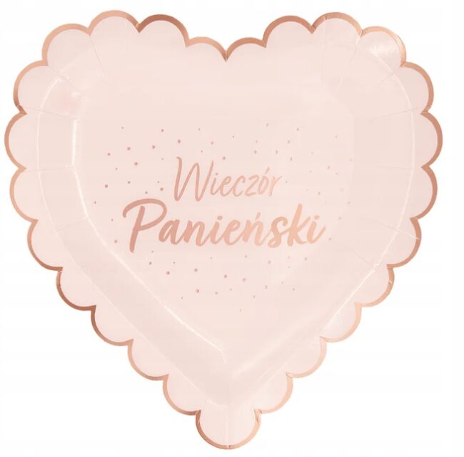 talerzyki serce wieczór panieński