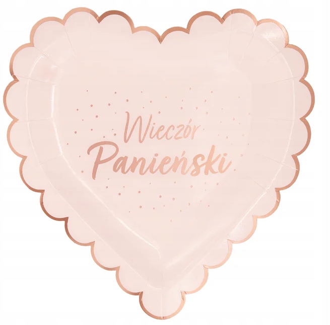 talerzyki serce wieczór panieński