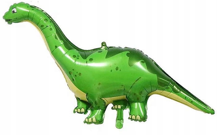 balon zielony dinozaur