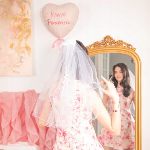 Welon na Wieczór Panieński 65 cm Bride to be - obrazek 4