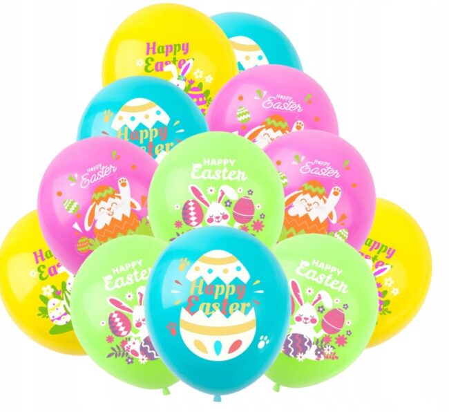 Balony na Wielkanoc z nadrukiem