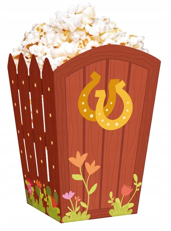Pudełka na popcorn podkowa