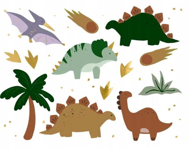 Tatuaże zmywalne DINOZAURY