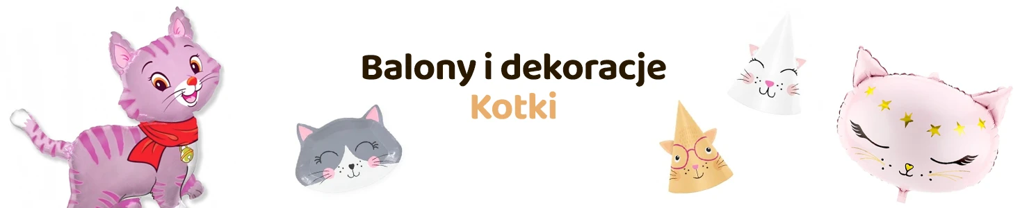 balony kotki