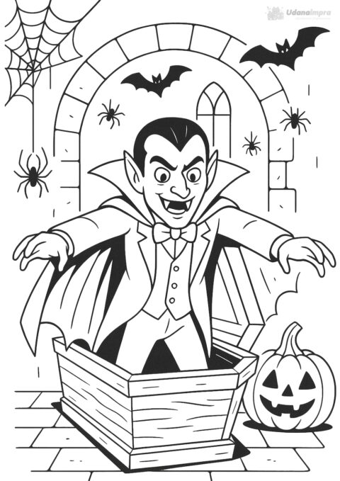 Dracula kolorowanka
