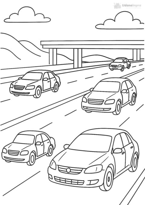Samochody na autostradzie