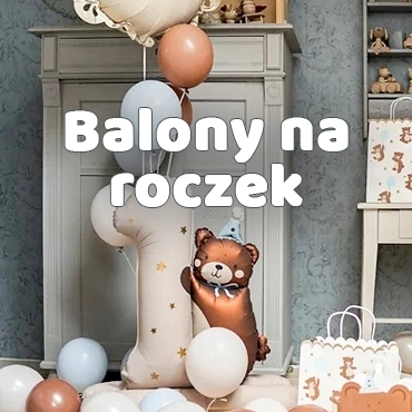 balony na roczek baner