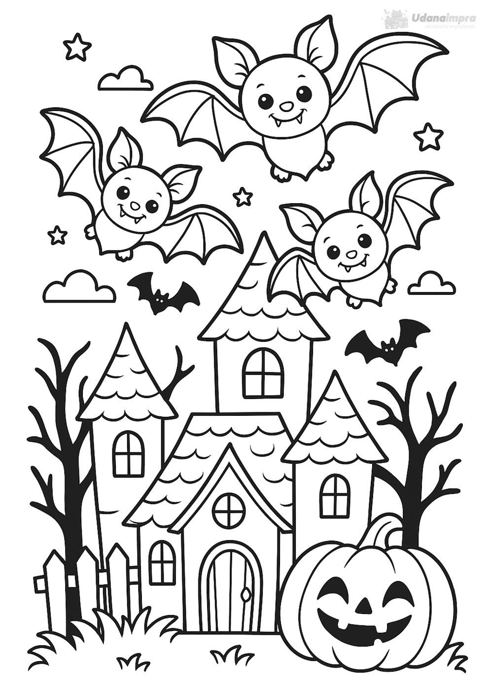 Kolorowanka nietoperze