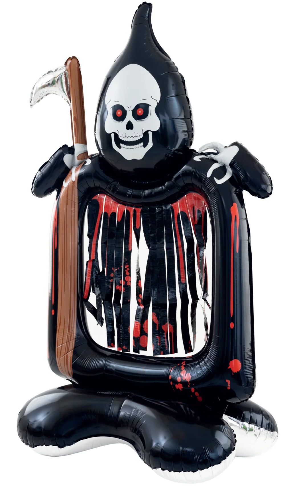 Balon foliowy stojący Śmierć z kosą Halloween 69x46x125 cm cm H-171 - obrazek 5