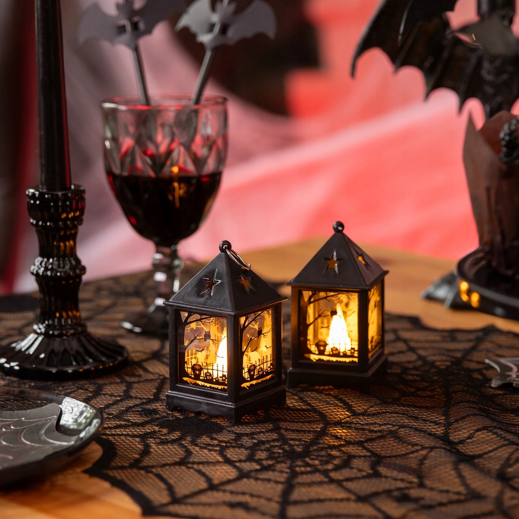 Latarenka Lampion LED na Halloween H-191 - obrazek 2