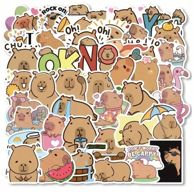 Naklejki samoprzylepne Kapibara