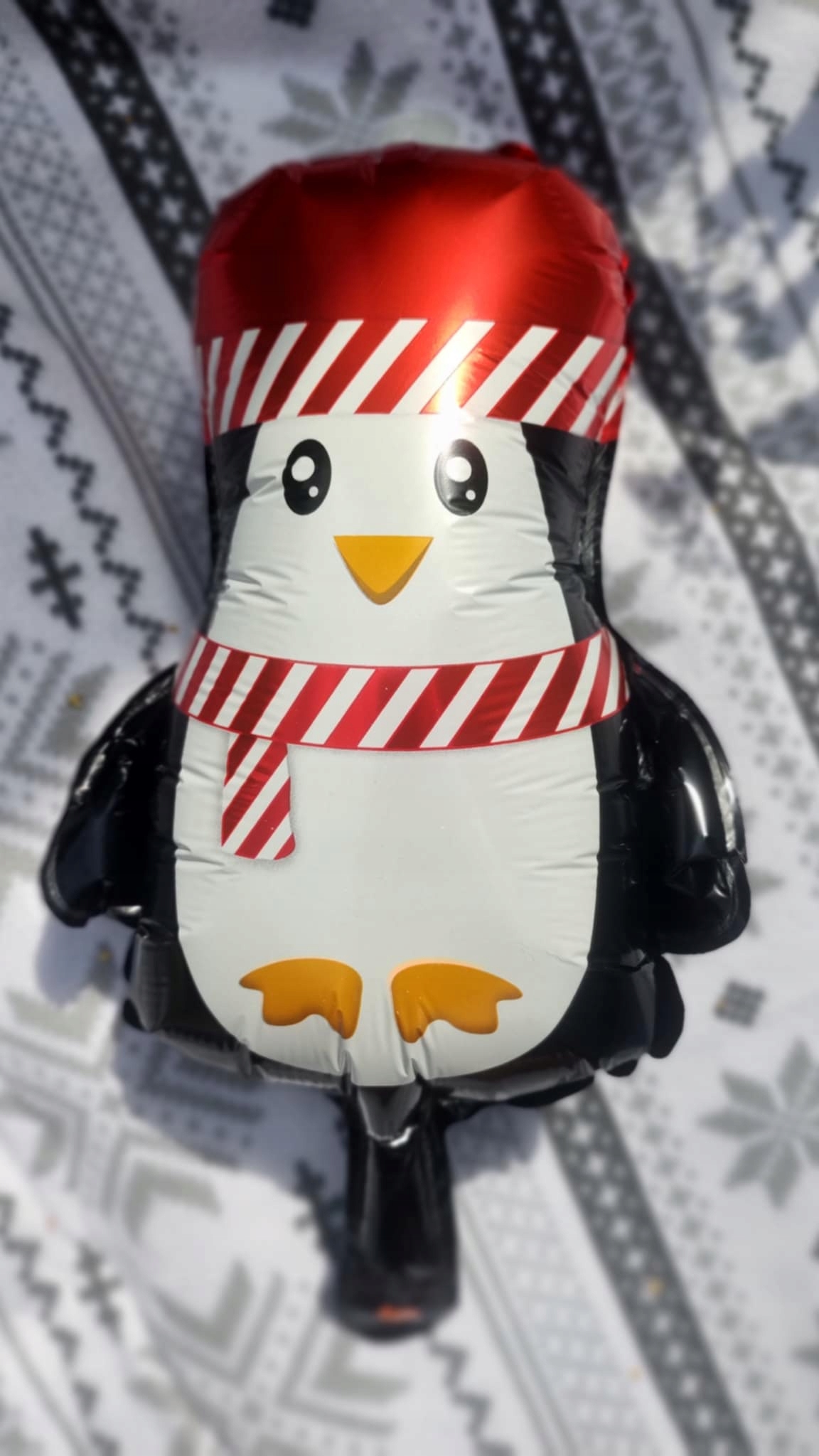 Zestaw Balony foliowe na Boże Narodzenie Święta Mikołaj 10 sztuk BN-02 - obrazek 10