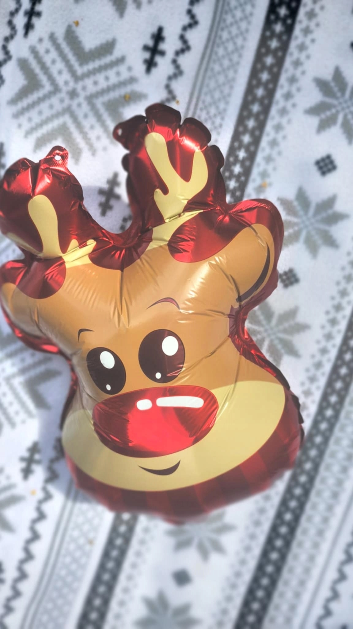 Zestaw Balony foliowe na Boże Narodzenie Święta Mikołaj 10 sztuk BN-02 - obrazek 6