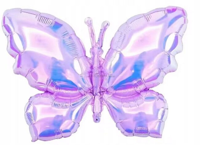 Balon foliowy Motyl Motylek fioletowy 65x48 cm Urodziny