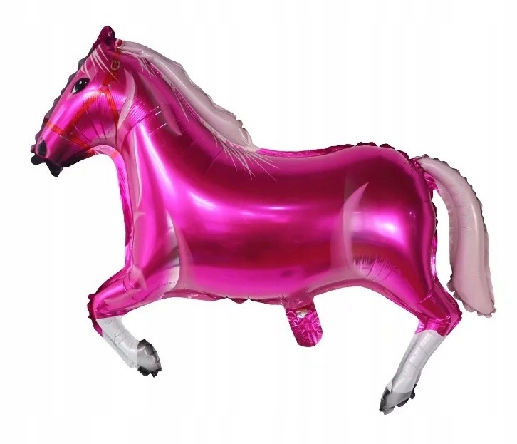5x Balon foliowy Koń Konik Konie 76x69 cm 5 sztuk Urodziny - obrazek 3
