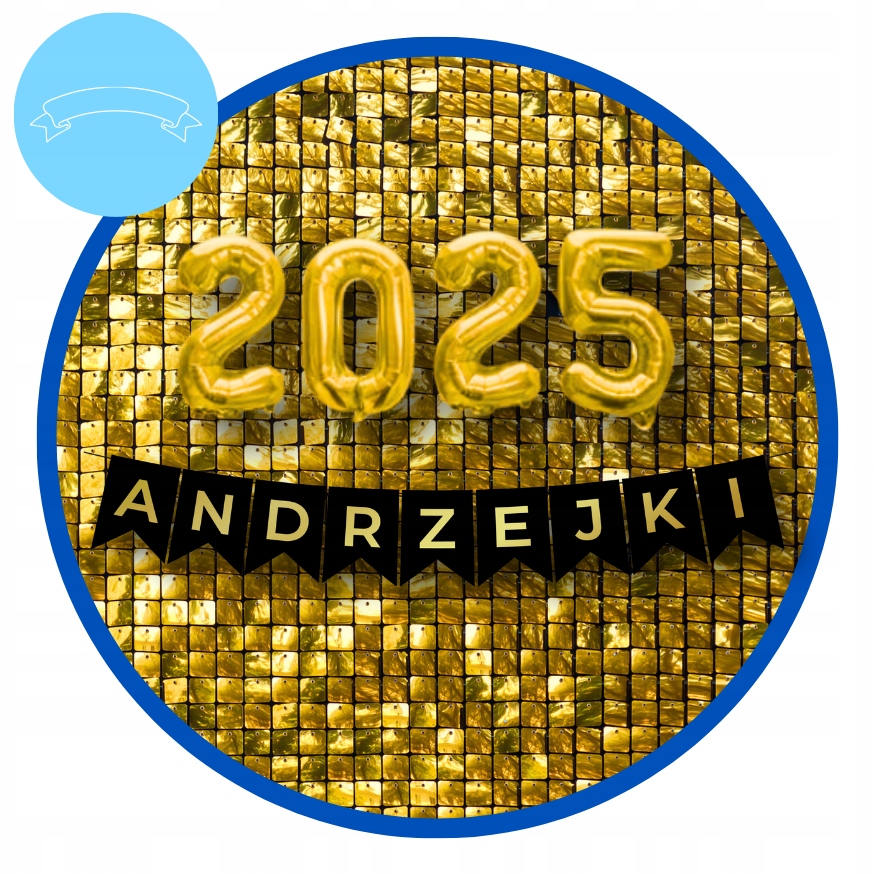 Zestaw na Andrzejki 2025 Kurtyna Balony Baner - obrazek 2