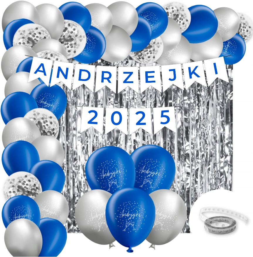 zestaw niebieski andrzejki 2025