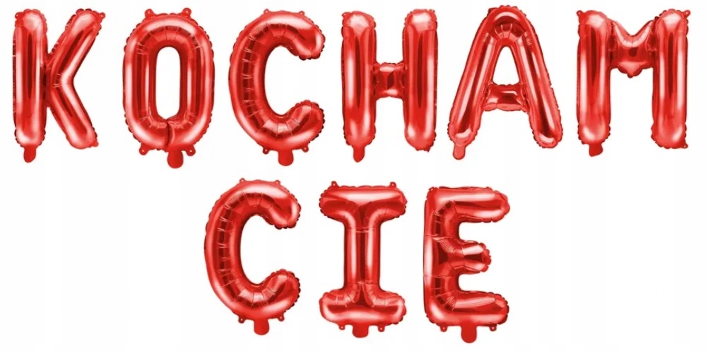Zestaw Kocham Cię Balony Serca czerwone Płatki róż Walentynki Rocznica - obrazek 2