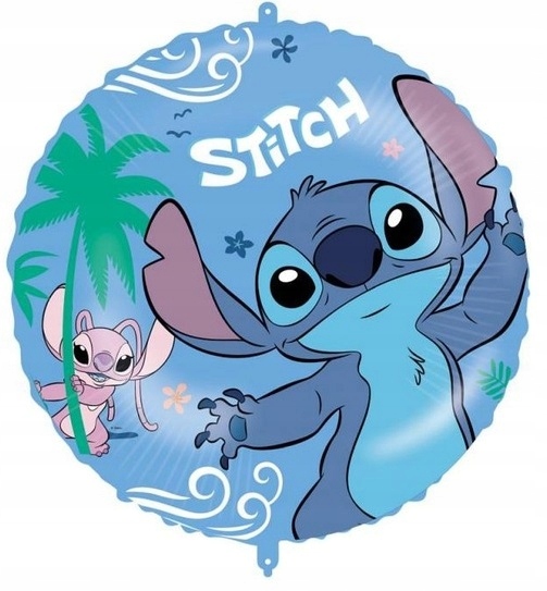 Balon foliowy okrągły Stitch