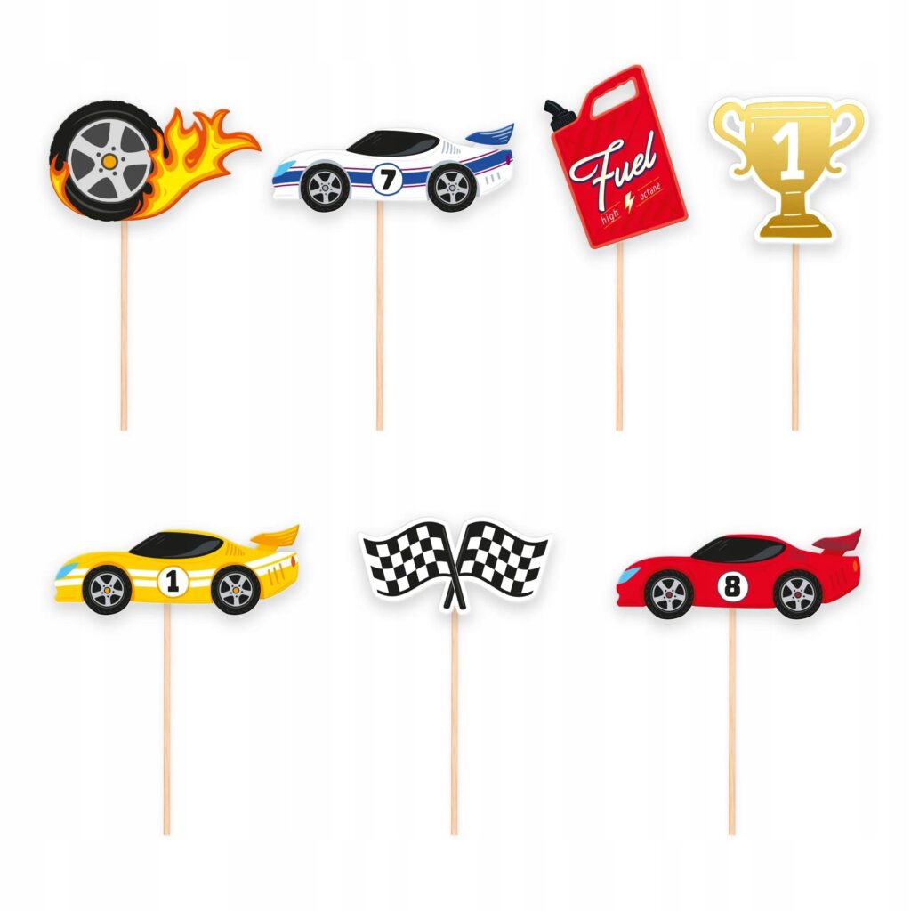 Toppery na babeczki "Race On"