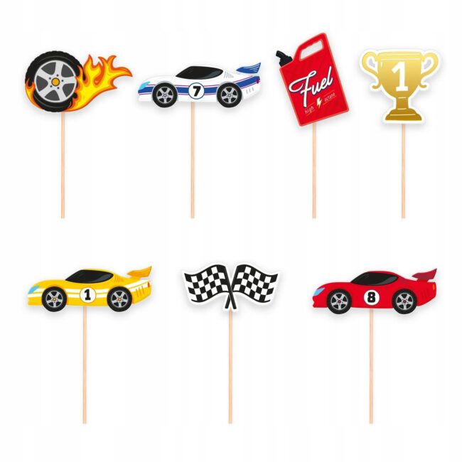 Toppery na babeczki "Race On"