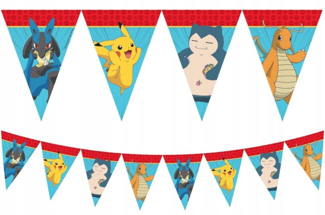 Flagi urodzinowe Pokemon