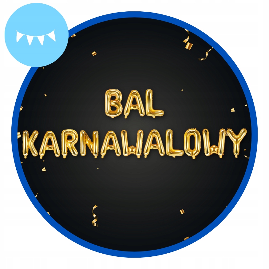 Zestaw Balony Dekoracje BAL KARNAWAŁOWY Kurtyna Karnawał - obrazek 6