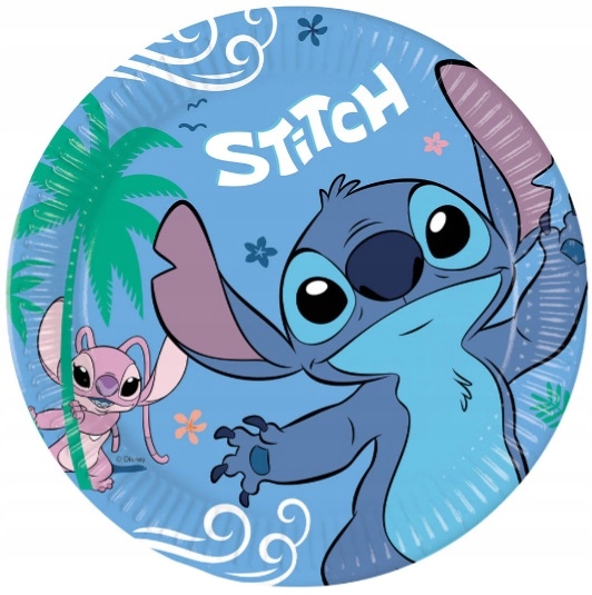 Talerzyki papierowe Stitch 20cm