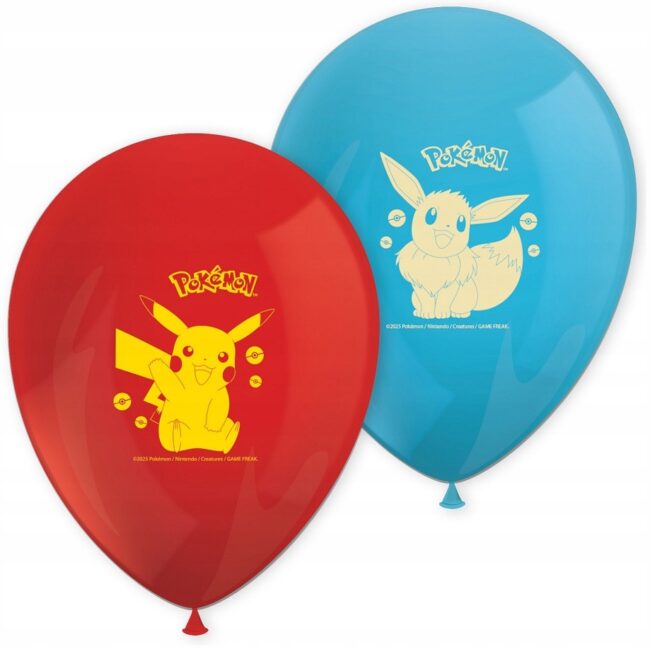 Balony lateksowe Pokemon