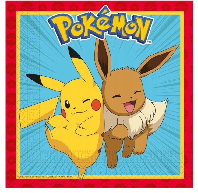 Serwetki papierowe Pokemon